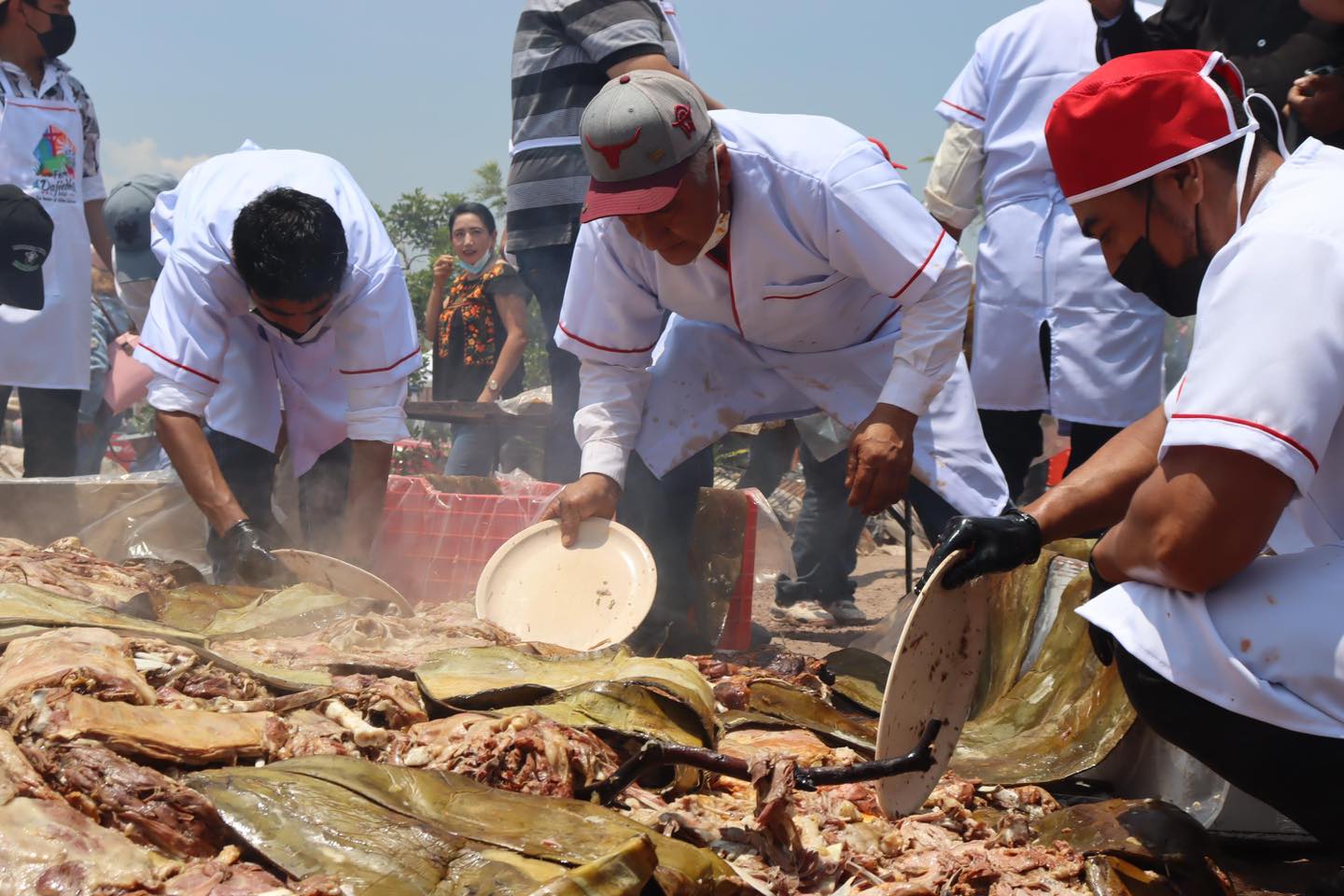 Hidalgo enciende el horno para la barbacoa más grande de México. Foto: Secretaría de turismo de Hidalgo