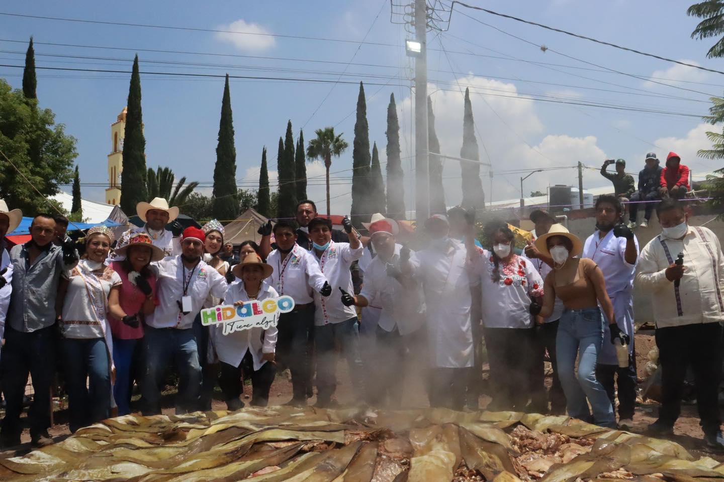 Hidalgo enciende el horno para la barbacoa más grande de México. Foto: Secretaría de turismo de Hidalgo