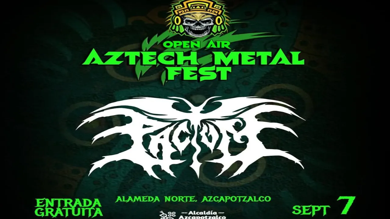 Aztech Metal Fest 2025: metal prehispánico en Alameda Norte Foto: Aztech Metal Fest