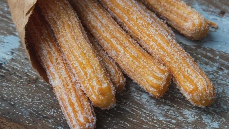 Churros en bolsa de papel Churros en bolsa de papel