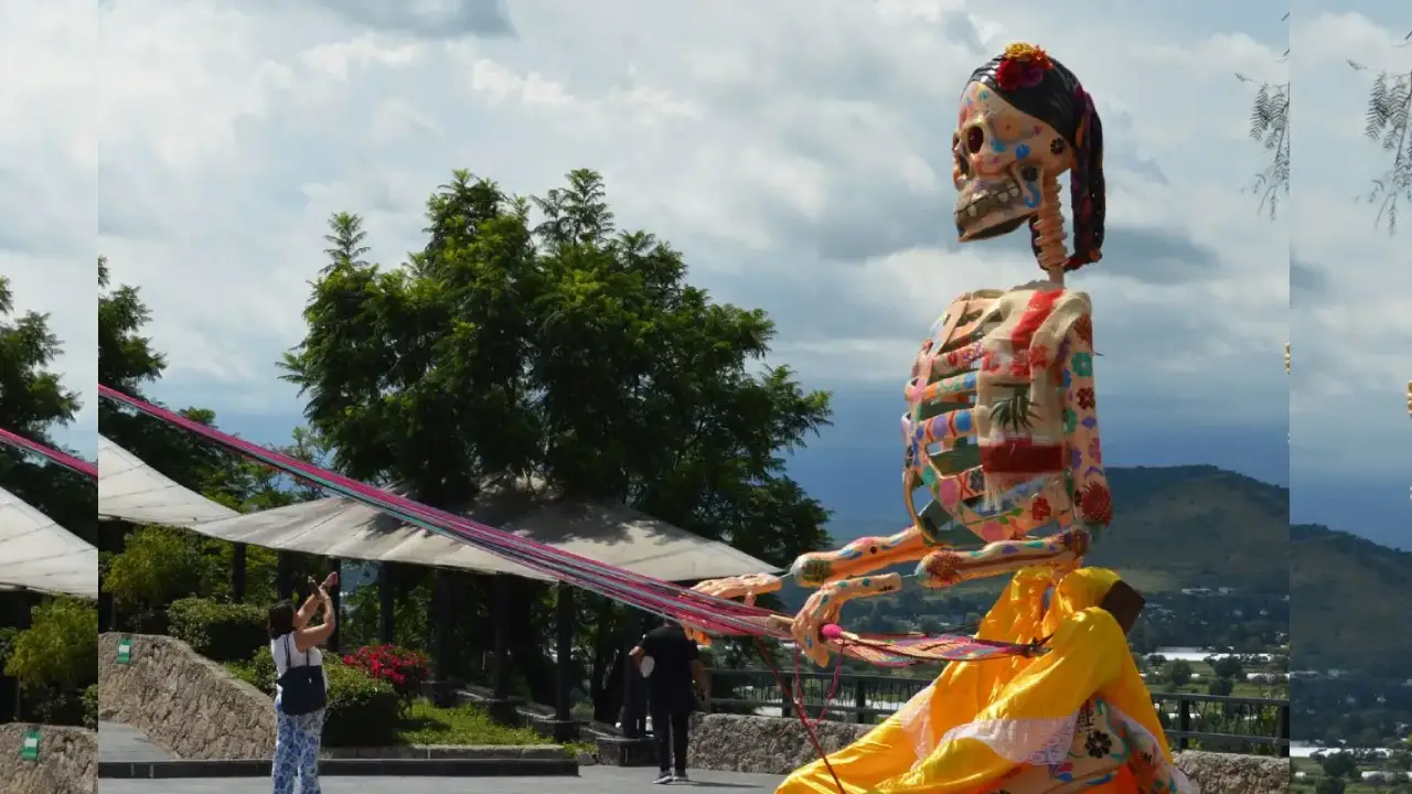 Catrineras en la Exhacienda de Chautla