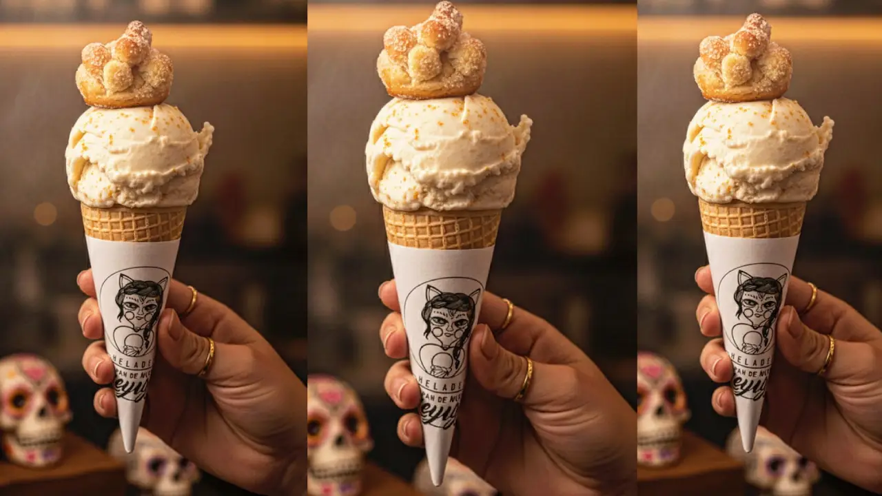 Helado de pan de muerto en CDMX: dónde probar esta delicia de temporada