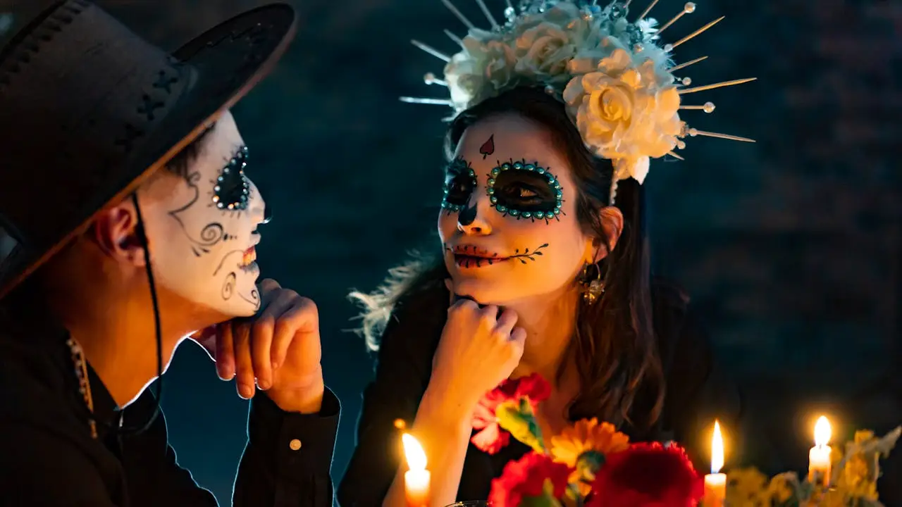 boda temática Día de Muertos